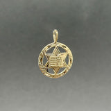 Estate 14K Y Gold 21.1mm Star of David Pendant
