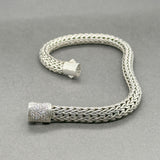 Estate John Hardy SS 0.14ctw Diamond Icon Bracelet