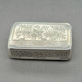Estate SS Floral Pill Box