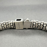 Estate Lagos SS 9mm Caviar Buckle Bracelet