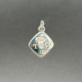 Estate Tiffany & Co. SS 1837 Square Pendant