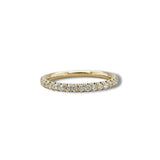 14K Y Gold 0.42ctw G/SI1 French Pave Diamond Band