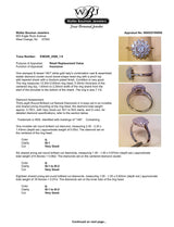 Estate 14K W Gold 0.70ctw Diamond Cocktail Ring