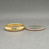 Estate Tiffany & Co. 18K Y Gold 4.5mm Forever Ring