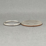 Estate 14K W Gold 1.9mm Polished Ring
