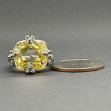 Estate Judith Ripka SS Quartz Cocktail Ring