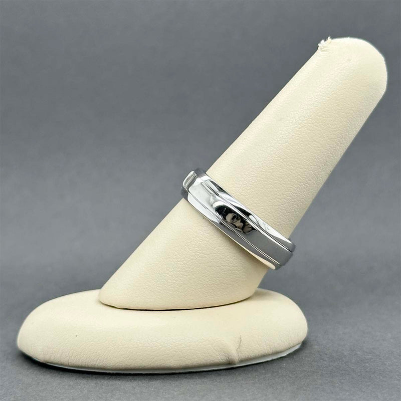 Estate 18K W Gold 0.33ctw H/VS1-SI1 Diamond Men’s Ring