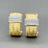 Estate Roberto Coin 18K TT Gold Diamond Primavera Necklace, Bracelet, Earring, & Ring Set