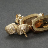 Estate Marco Bicego 18K Y Gold 5.82ctw Citrine Drop Earrings