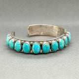 Estate SS Turquoise Southwest Cuff Bracelet