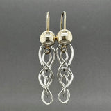 Estate SS “Devorah” Mobius Loop Dangle Earrings