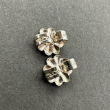 Estate Tiffany & Co. SS Heart Stud Earrings