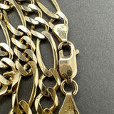 Estate 14K Y Gold 6.49mm 24” Figaro Chain