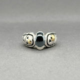 Estate SS 18 Hematite Ring