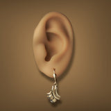 Estate 14K Y Gold Dangle Earrings