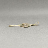Estate 14K Y Gold 36.5mm Celtic Cross Pendant