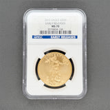 Estate 0.917 Gold 2010 Early Release Gold Eagle $50 NGC MS 70