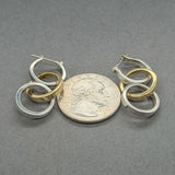 Estate Tiffany & Co. SS 18 Picasso Triple Circle Drop Earrings
