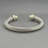 Estate David Yurman SS 14 7mm Classic Cable Cuff Bracelet