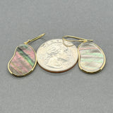 Estate Ippolita 18K Y Gold Mother of Pearl Rock Candy Earrings