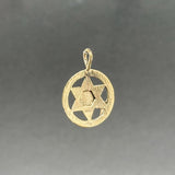 Estate 14K Y Gold 21.1mm Star of David Pendant
