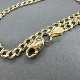 Estate 14K Y Gold 3.39mm 25.5” Curb Link Chain