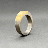 Estate Titanium 18 Brush Finish Ring