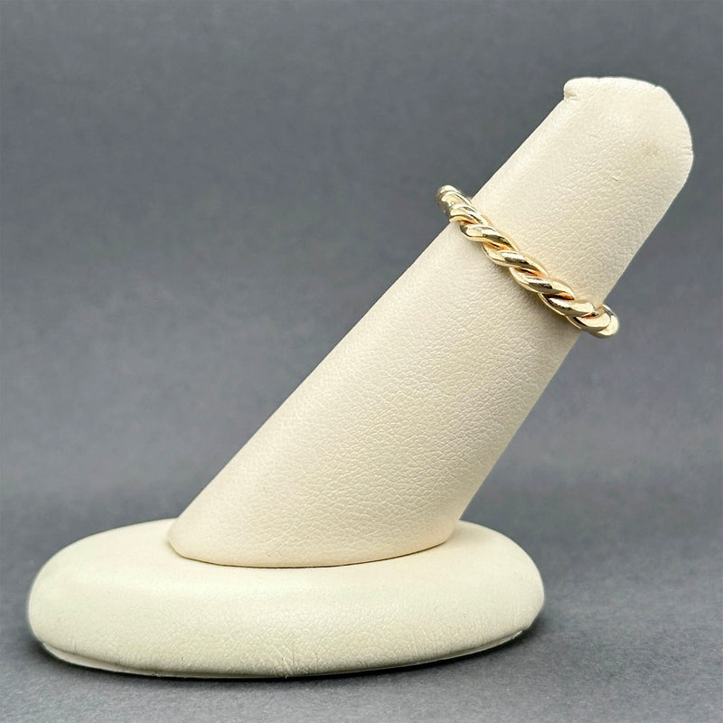 Estate 14K Y Gold 2.87mm Twisted Ring