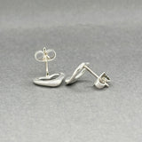 Estate Tiffany & Co. SS Peretti Open Heart Stud Earrings