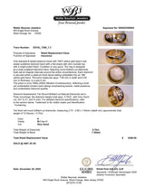 Estate 18K Y Gold Plat 0.70ctw H/SI1-I1 Diamond Ring