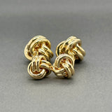 Estate Tiffany & Co. 18K Y Gold Love Knot Cufflinks