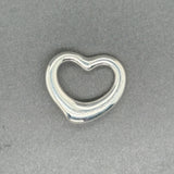 Estate Tiffany & Co. SS Peretti 22mm Open Heart Pendant