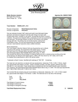 Estate David Yurman 18K Y Gold 19.39ctw Cat's Eye Aquamarine & Diamond Earrings GIA