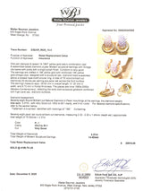 Estate 18K Y Gold 3.37ctw H-I/VS2-SI1 Diamond Drop Earrings