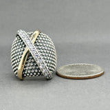 Estate SS 14 CZ Cocktail Ring