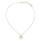 YGP Sterling 20" Heart Pendant with CZ Bale