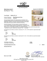 Estate 14K W Gold 0.14ctw H/VS2 Diamond Stud Earrings