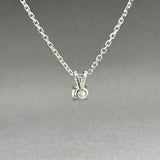 Estate 14K W Gold 0.35ct F/SI2 Diamond Pendant