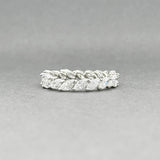 Estate Platinum 3.60ctw Diamond Eternity Ring
