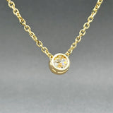 Estate 14K Y Gold 1.79ct G/SI1 Diamond Pendant