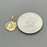 Estate 19K Y Gold Cherub Angel Pendant