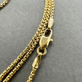 Estate 14K Y Gold 1.35mm 16” Round Box Chain