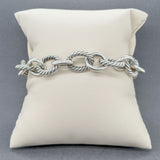 Estate David Yurman SS Oval Link Cable Bracelet