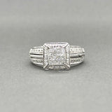 Estate Charriol 18K W Gold 0.29ctw Diamond Ring