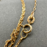 Estate 18K Y Gold 1.3mm 23.25” Cable Chain