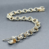 Estate 13K Y Gold Charm Bracelet
