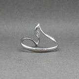 Estate 14K W Gold 0.33ctw Diamond Bypass Ring