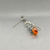 Estate SS Amber Large Stick Pin