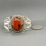Estate SS Jasper Cuff Bracelet