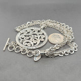 Estate Lois Hill SS Filigree Necklace